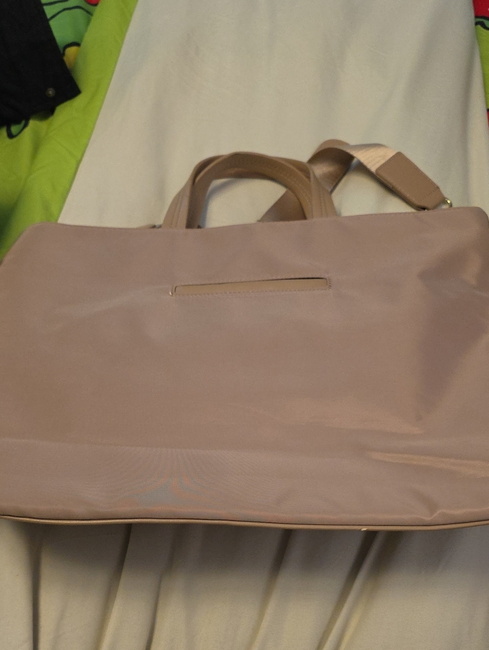 London Fog Collection Blush Pink Structured Crossbody Bag - Picture 3 of 10